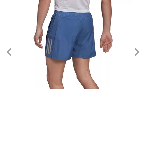 NWT ADIDAS Own The Run 7" Inseam Shorts in Crew Blue Men’s - Picture 3 of 7